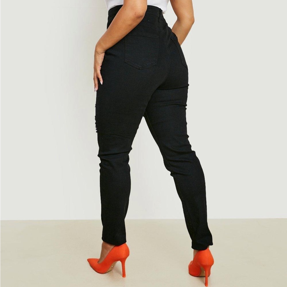 Slashed Jeggings - Picture 2 of 4